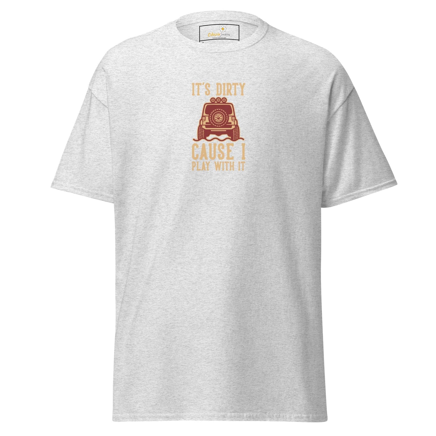 Unisex classic tee - MISC DIRTY CAUSE I PLAY - REGULAR - Ash / S