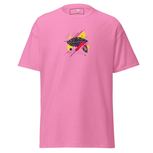 Unisex classic t-shirt - ABSTRACT SHAPES - REGULAR - Azalea / S