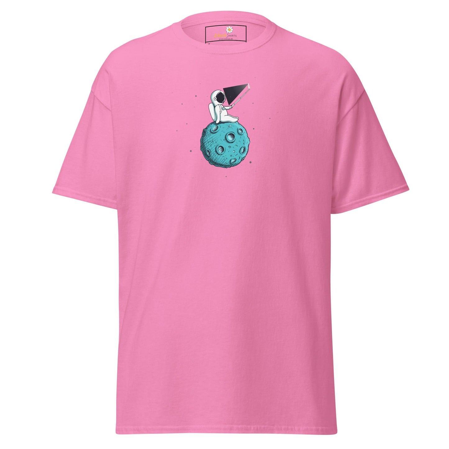 Unisex classic tee - ASTRONAUT SELFIE - REGULAR - Azalea / S