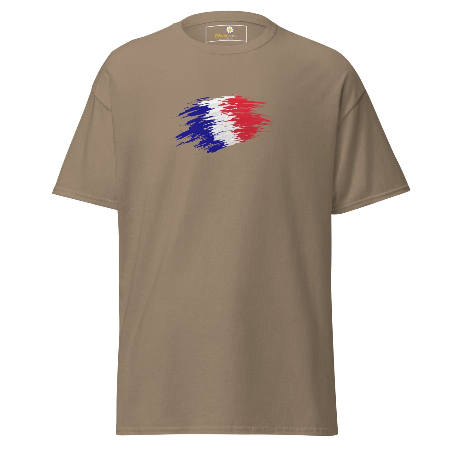 Unisex classic tee - COUNTRY FRANCE SHAPE - REGULAR - Brown Savana / S