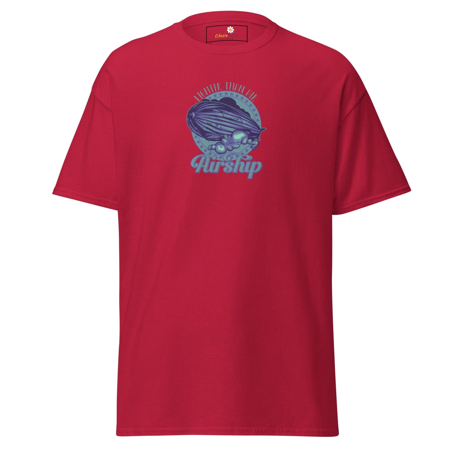 Unisex classic t-shirt - MISC AIRSHIP - REGULAR - Cardinal / S