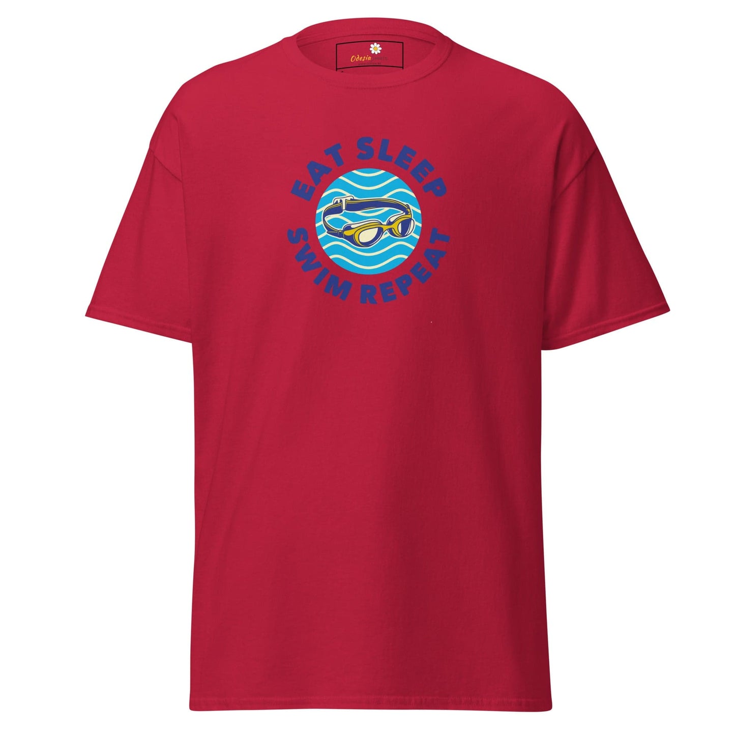 Unisex classic t-shirt - SPORT EAT SWIM SLEEP - REGULAR - Cardinal / S