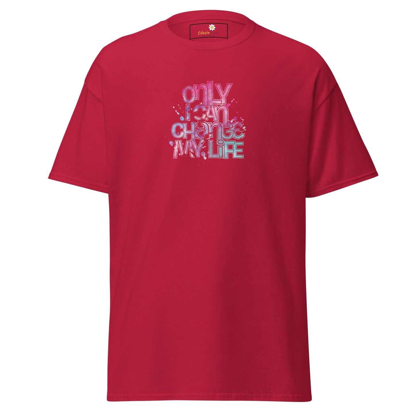 Unisex classic tee - TEXT ONLY I CAN CHANGE - REGULAR - Cardinal / S