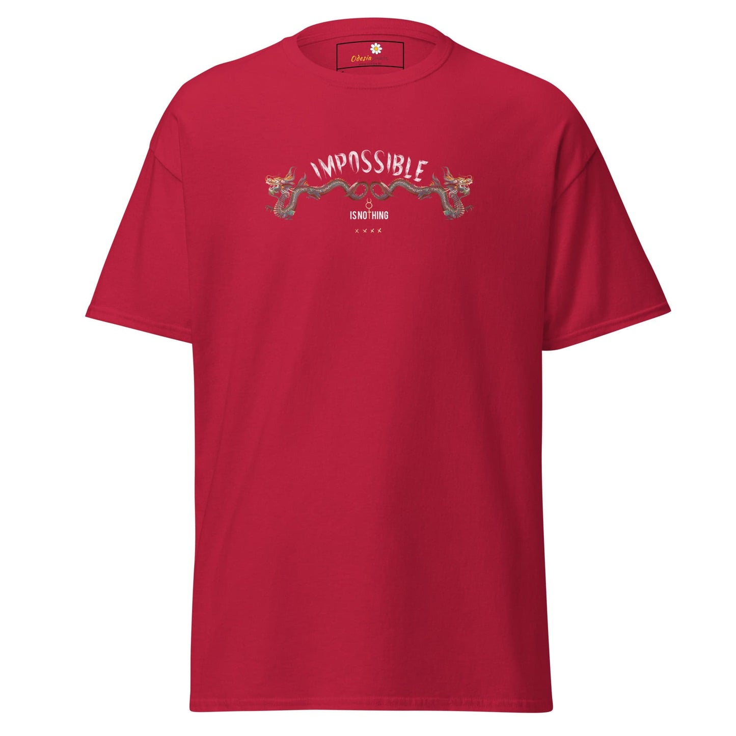 Unisex classic t-shirt - MYSTIC IMPOSSIBLE IS NOTHING - REGULAR - Cardinal / S