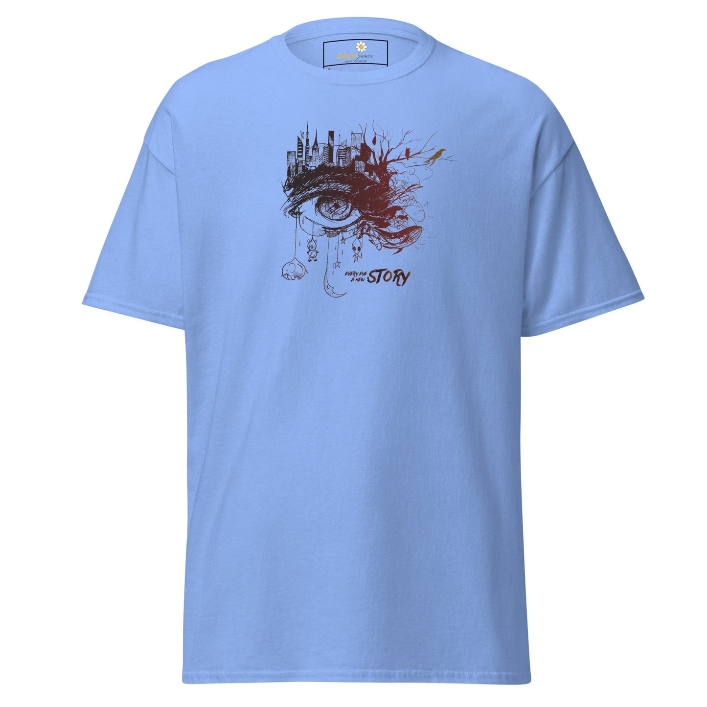 Unisex classic t-shirt - FANTASY EYE STORY - REGULAR - Carolina Blue / S