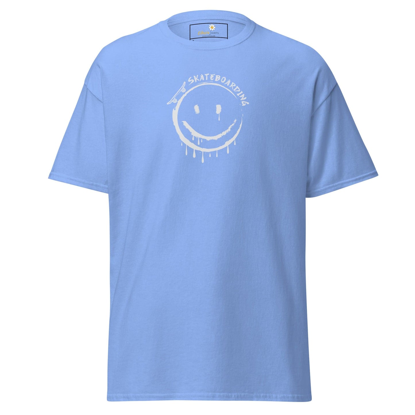 Unisex classic tee - SPORT SKATEBOARDING SMILE - REGULAR - Carolina Blue / S