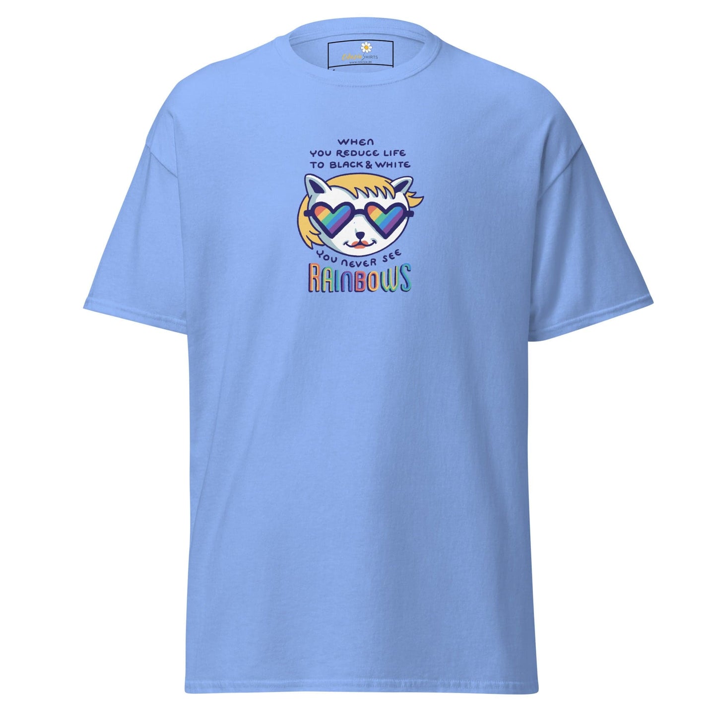 Unisex classic tee - COMMUNITY MISC SEE RAINBOWS - REGULAR - Carolina Blue / S