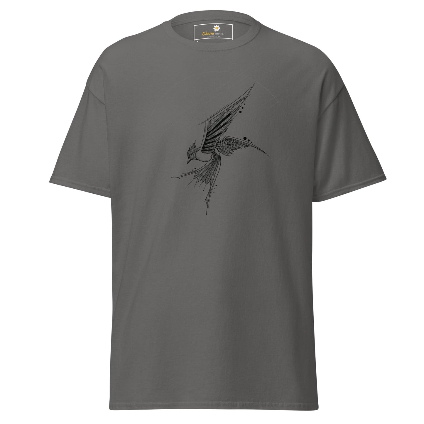 Unisex classic tee - ANIMALS BIRD - REGULAR - Charcoal / S