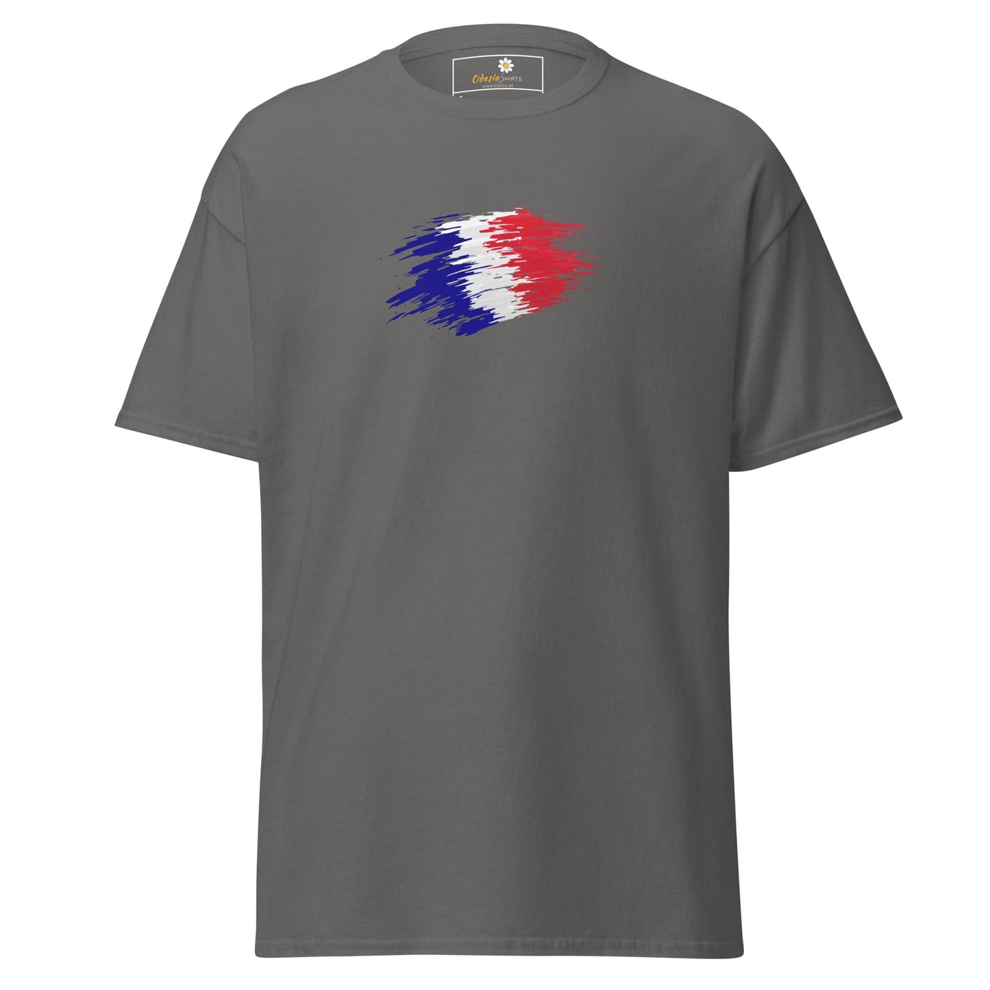 Unisex classic tee - COUNTRY FRANCE SHAPE - REGULAR - Charcoal / S