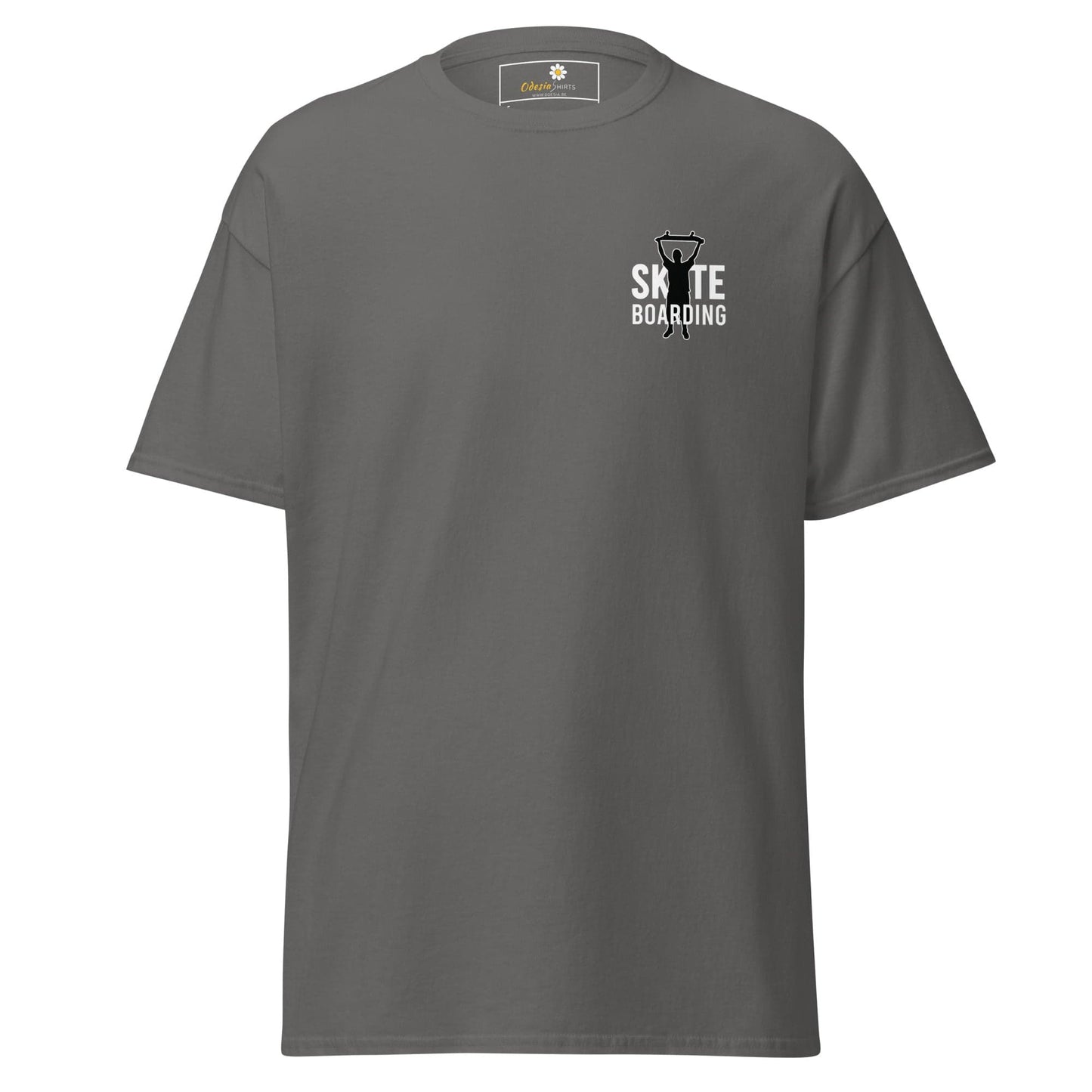 Unisex classic t-shirt - SPORT SKATEBOARDING - REGULAR - Charcoal / S