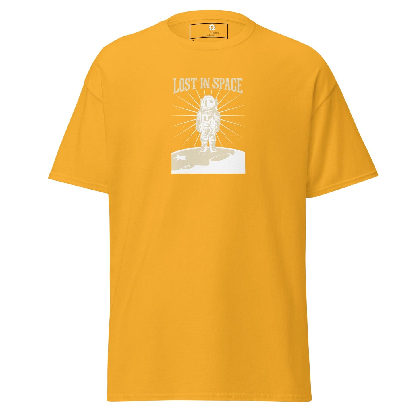 Unisex classic tee - ASTRONAUT LOST IN SPACE - REGULAR - Gold / S