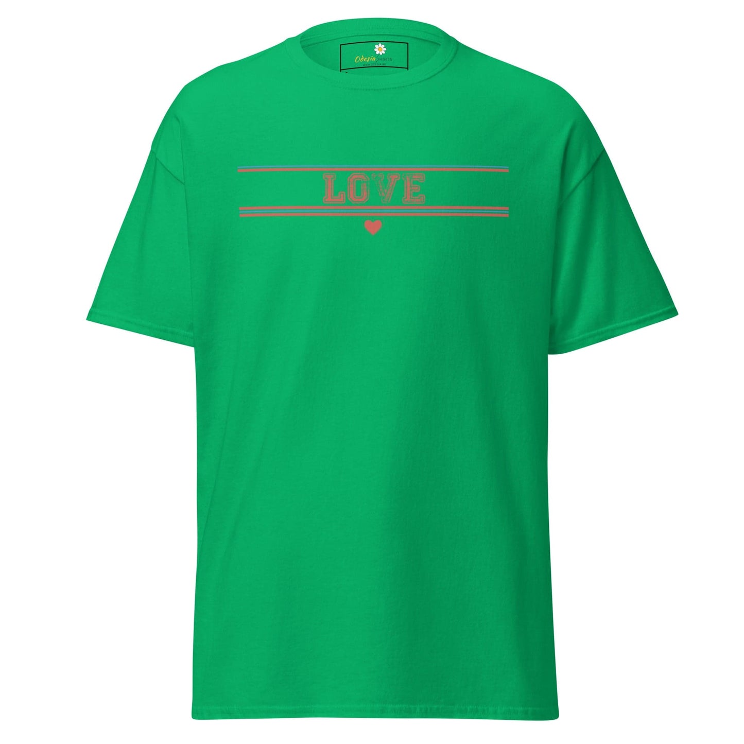 Unisex classic t-shirt - TEXt LOVE - REGULAR - Irish Green / S
