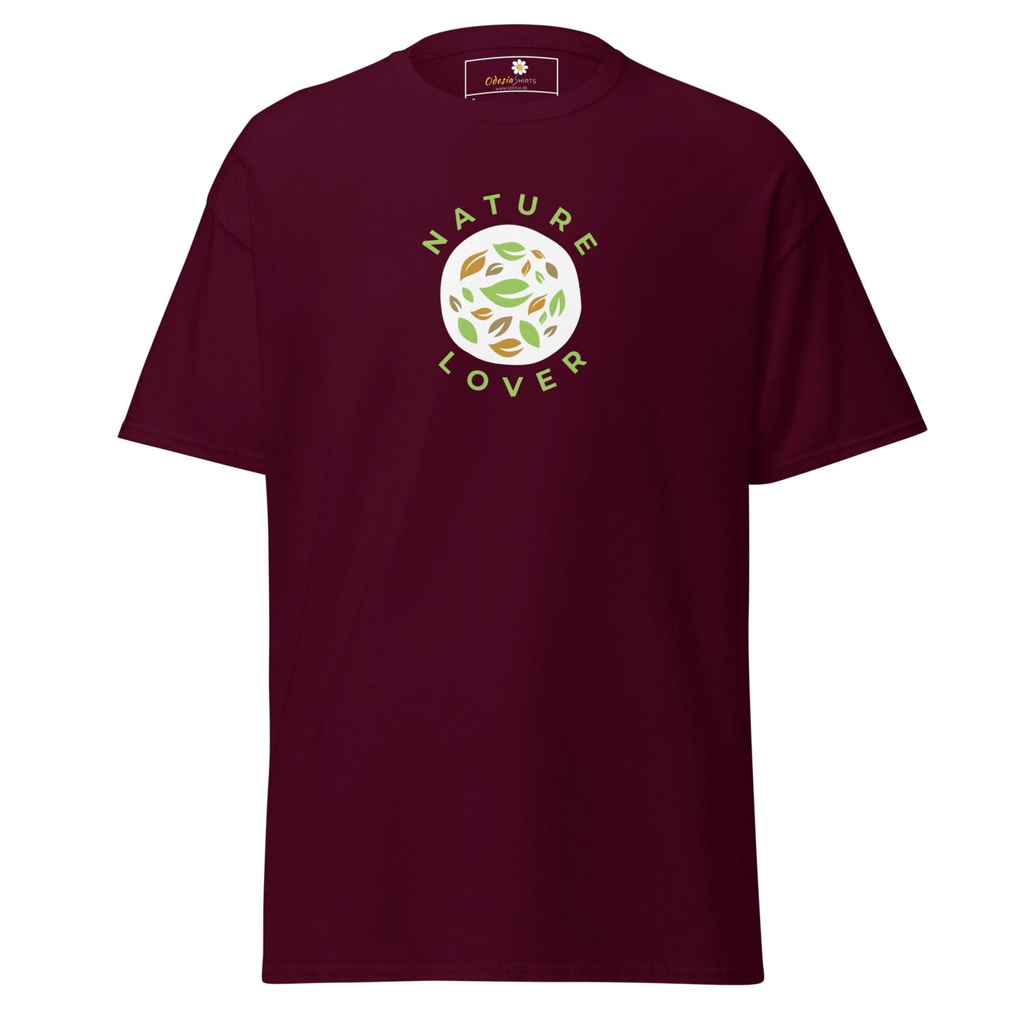 Unisex classic tee - NATURE LOVER - REGULAR - Maroon / S