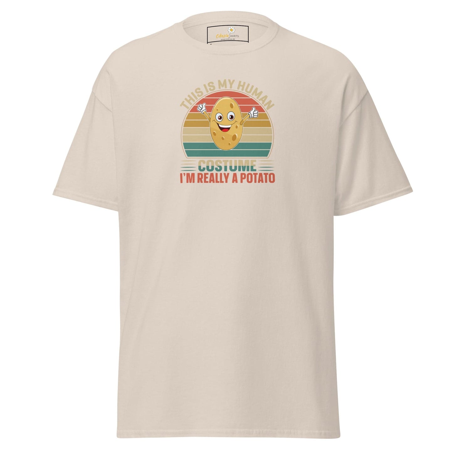 Unisex classic t-shirt - FUN POTATO HUMAN COSTUME - REGULAR - Natural / S