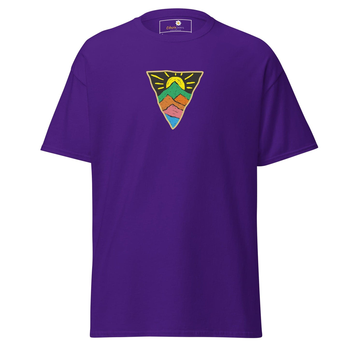 Unisex classic tee - MISC SUN TRIANGLE - REGULAR - Purple / S