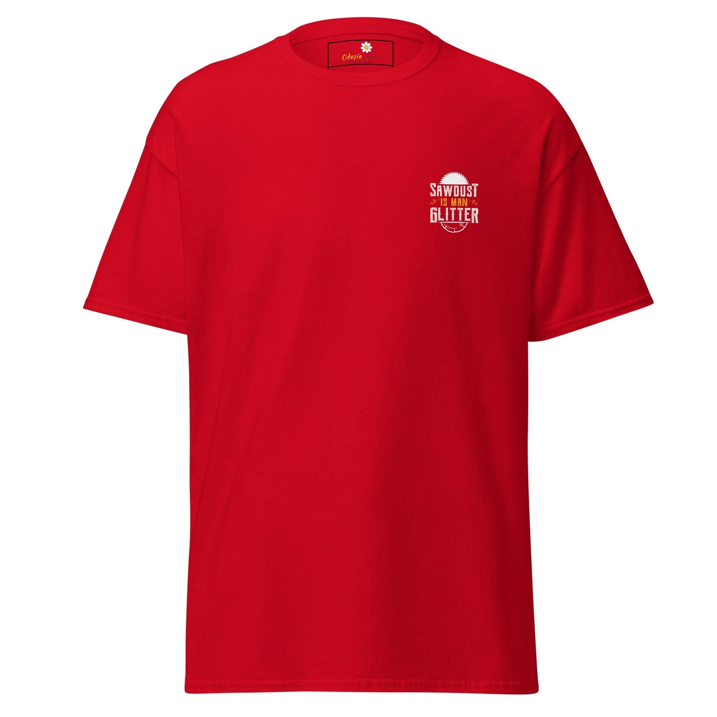 Unisex classic tee - MISC FUN SAWDUST GLITTER POCKET - REGULAR - Red / S