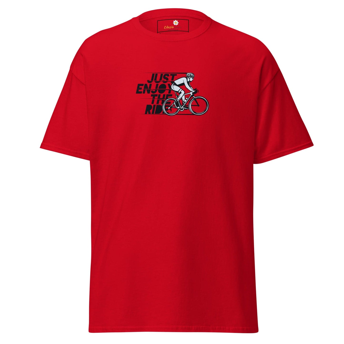 Unisex classic tee - SPORT ENJOY THE RIDE - REGULAR - Red / S