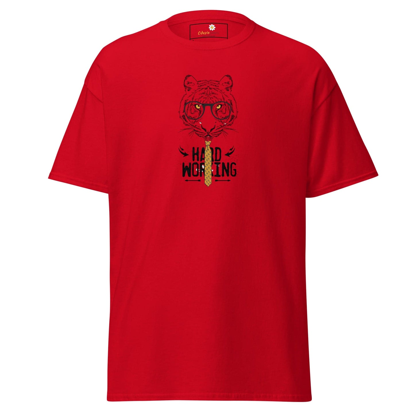Unisex classic tee - WILD LIFE TIGER WORK - REGULAR - Red / S