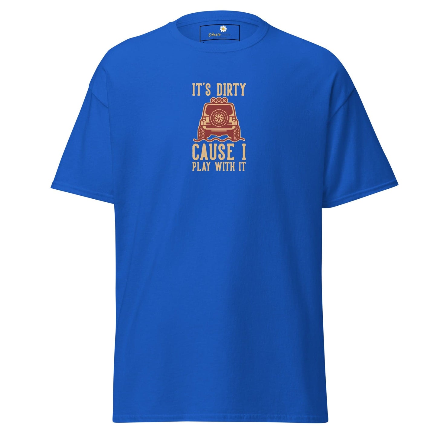 Unisex classic tee - MISC DIRTY CAUSE I PLAY - REGULAR - Royal / S