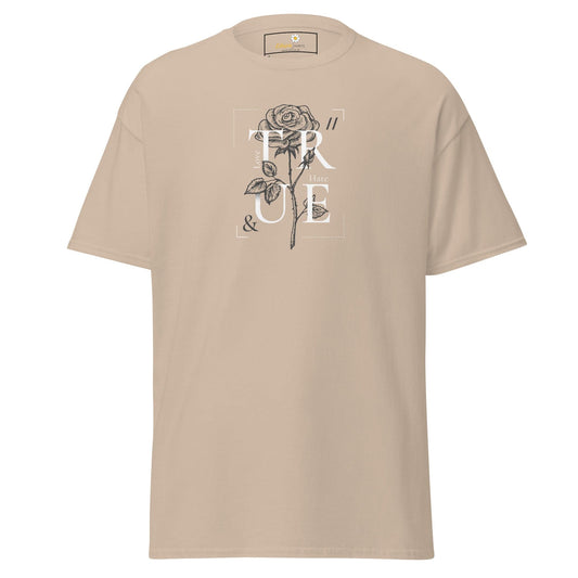 Unisex classic t-shirt - MISC TRUE ROSE - REGULAR - Sand / S