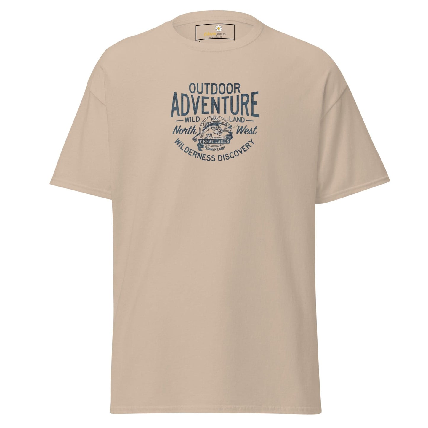 Unisex classic t-shirt - SPORT OUTDOOR ADVENTURE - REGULAR - Sand / S