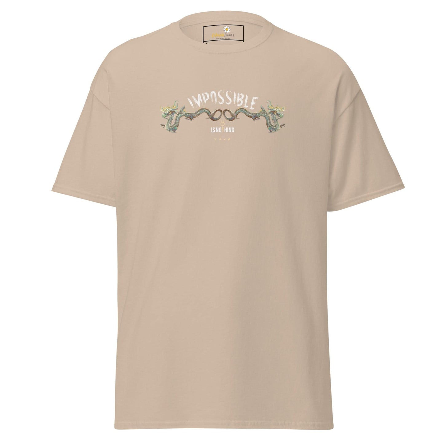 Unisex classic t-shirt - MYSTIC IMPOSSIBLE IS NOTHING - REGULAR - Sand / S