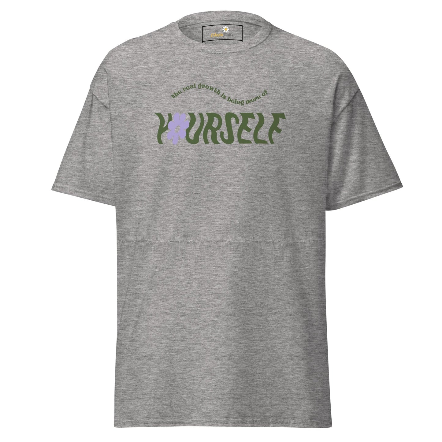 Unisex classic t-shirt - TEXT LOVE YOURSELF - REGULAR - Sport Grey / S