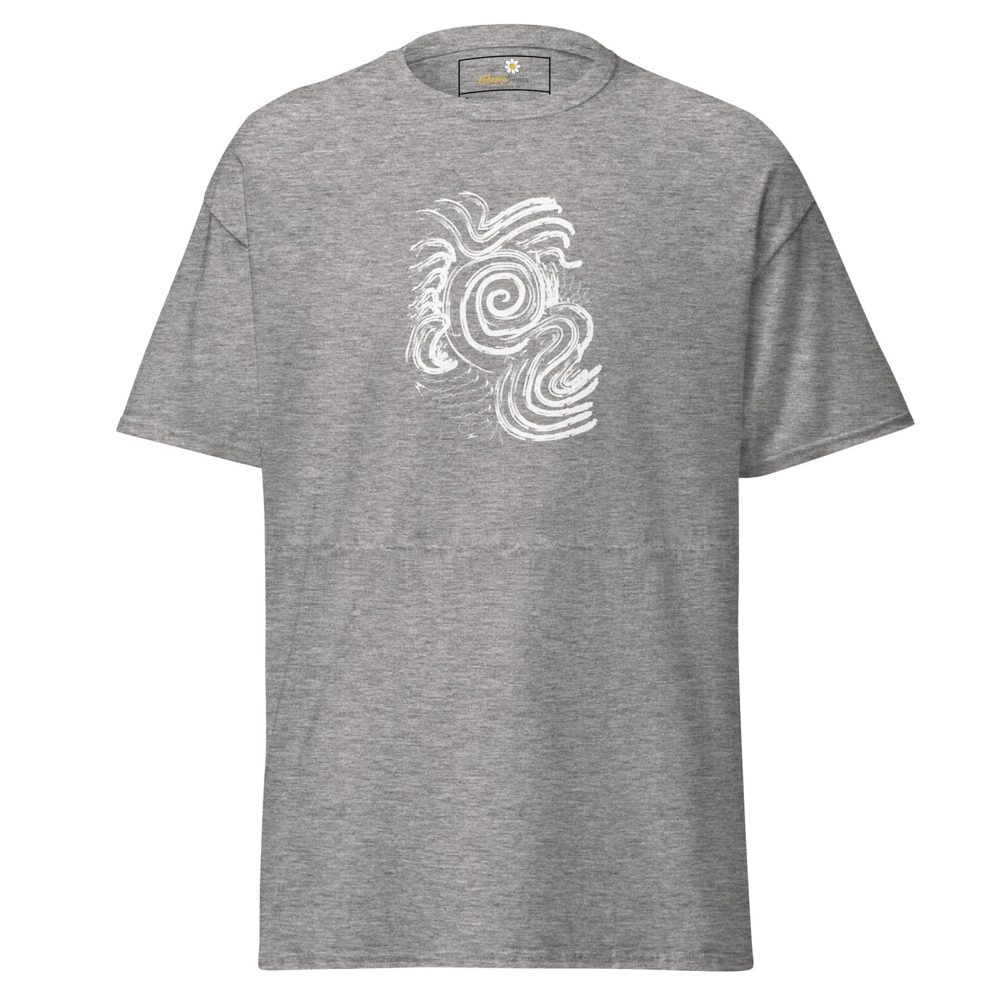 Unisex classic tee - ABSTRACT SUNLIGHT WAVES - REGULAR - Sport Grey / S