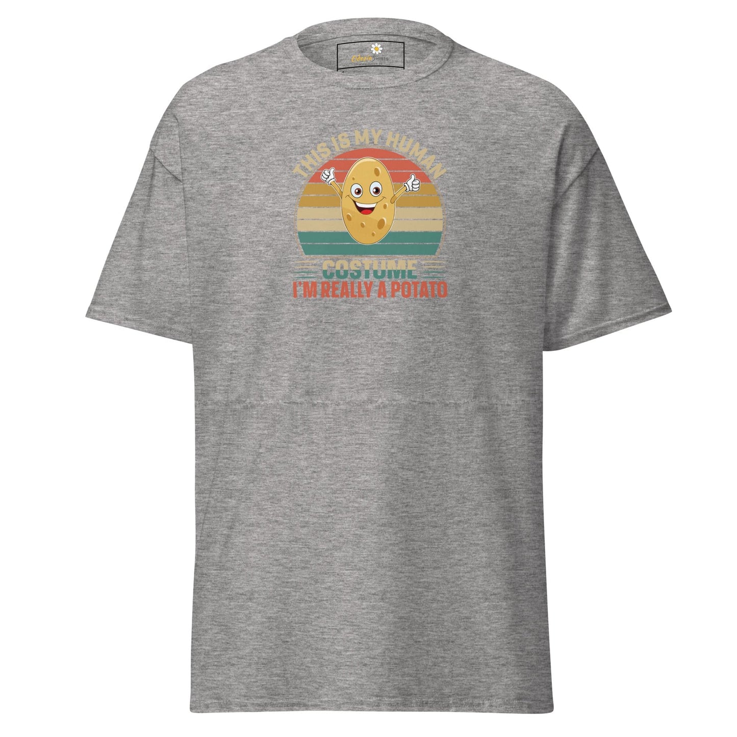 Unisex classic t-shirt - FUN POTATO HUMAN COSTUME - REGULAR - Sport Grey / S
