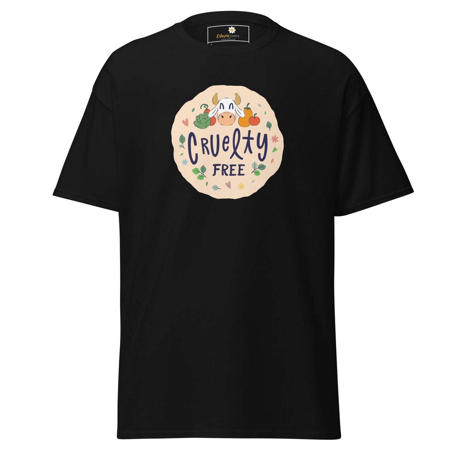 Unisex classic t-shirt - VEGAN CRUELTY FREE - REGULAR - Black / S