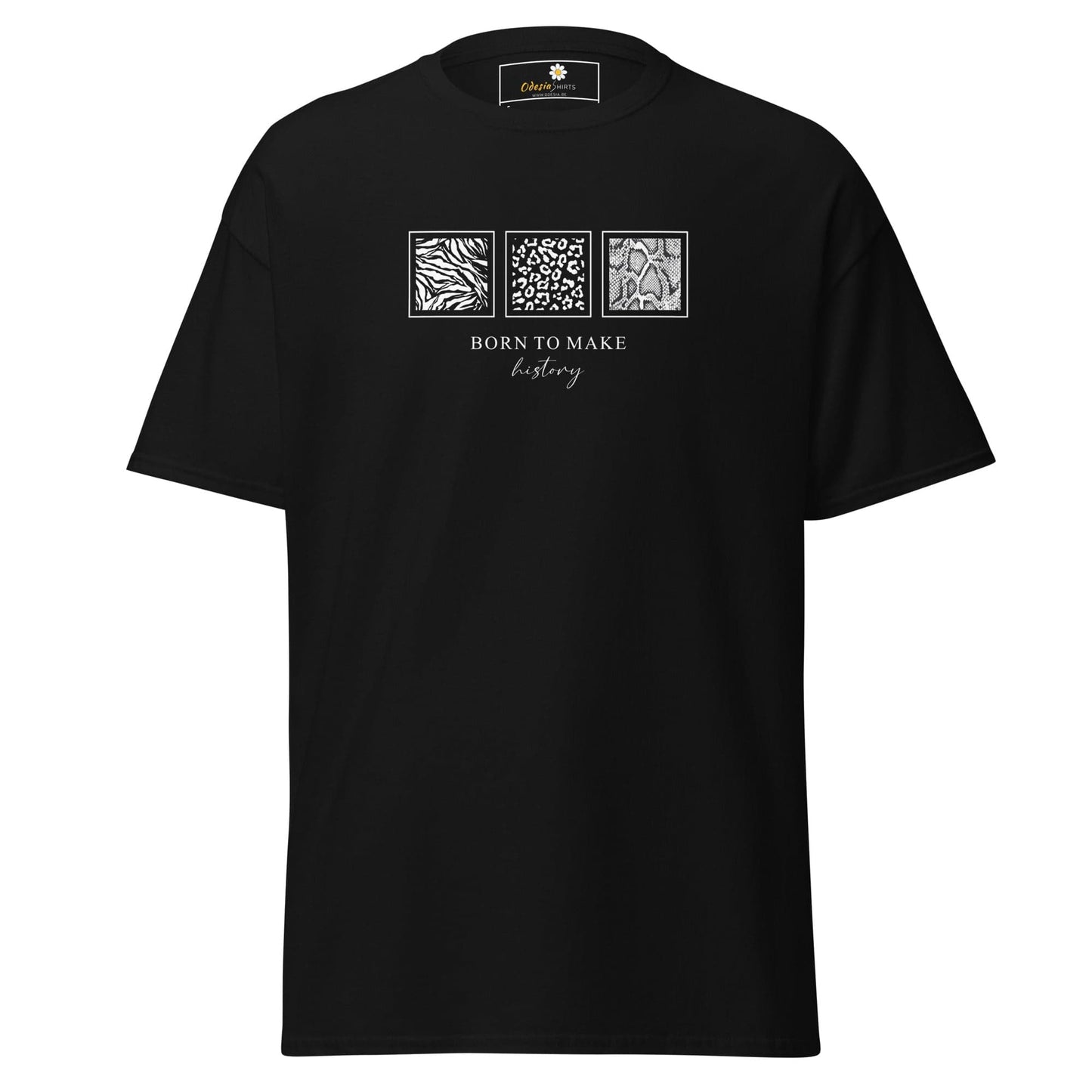 Unisex classic t-shirt - MISC BORN TO MAKE HISTORY - Black / S