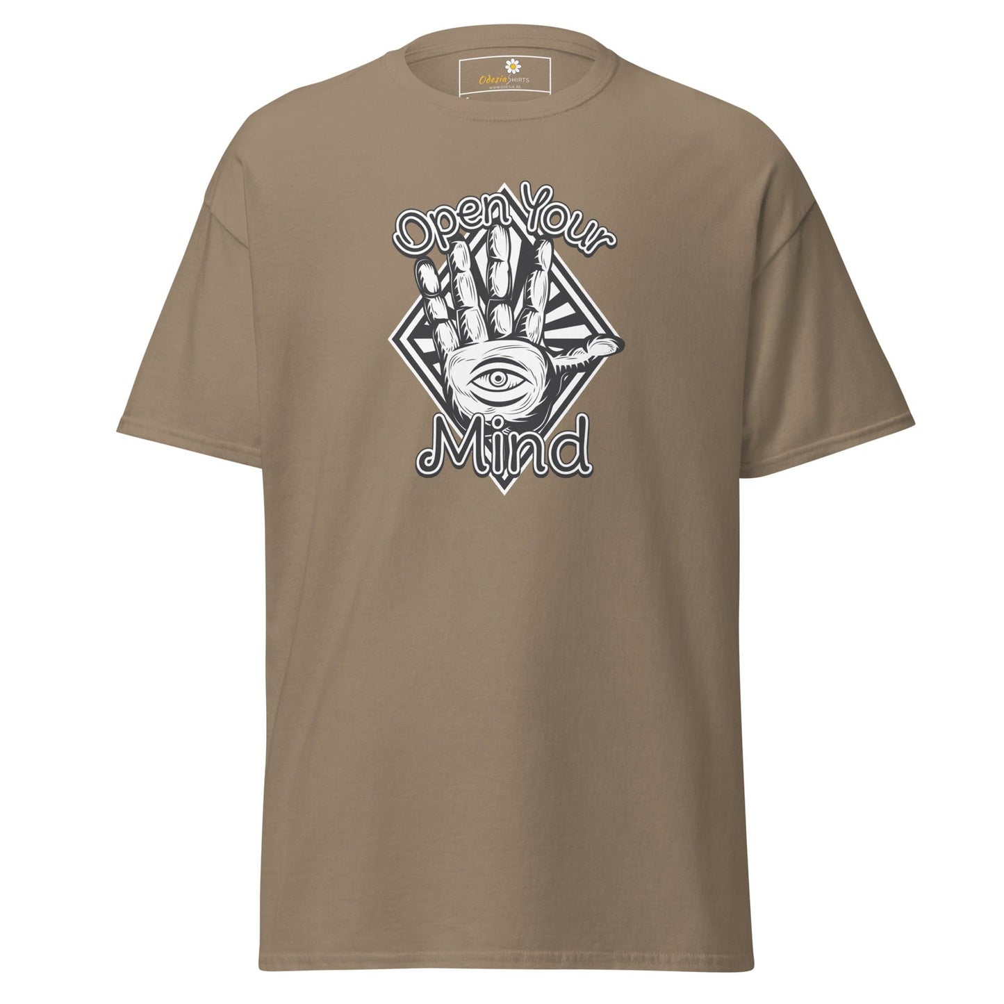 Unisex classic t-shirt - MYSTIC OPEN YOUR MIND - REGULAR - Brown Savana / S