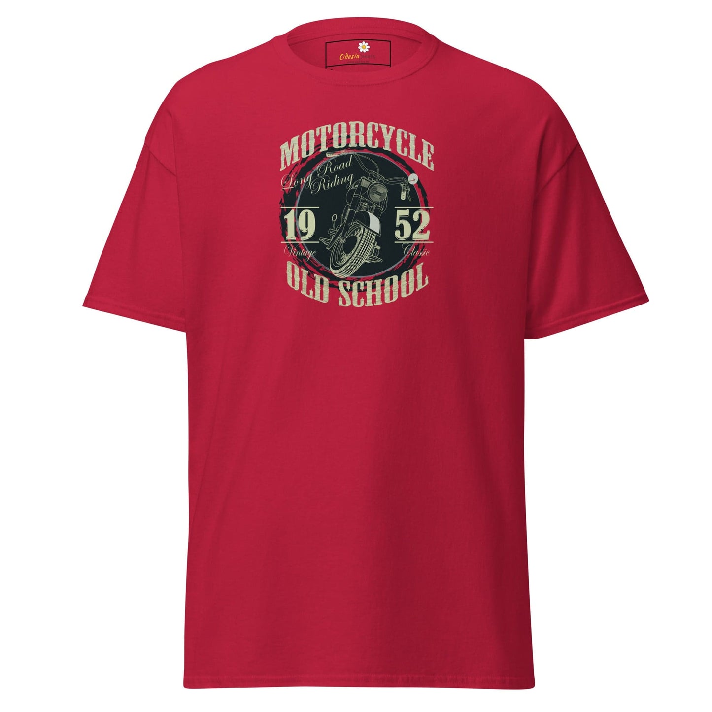 Unisex classic t-shirt - MISC MOTORCYCLE 1952 - REGULAR - Cardinal / S