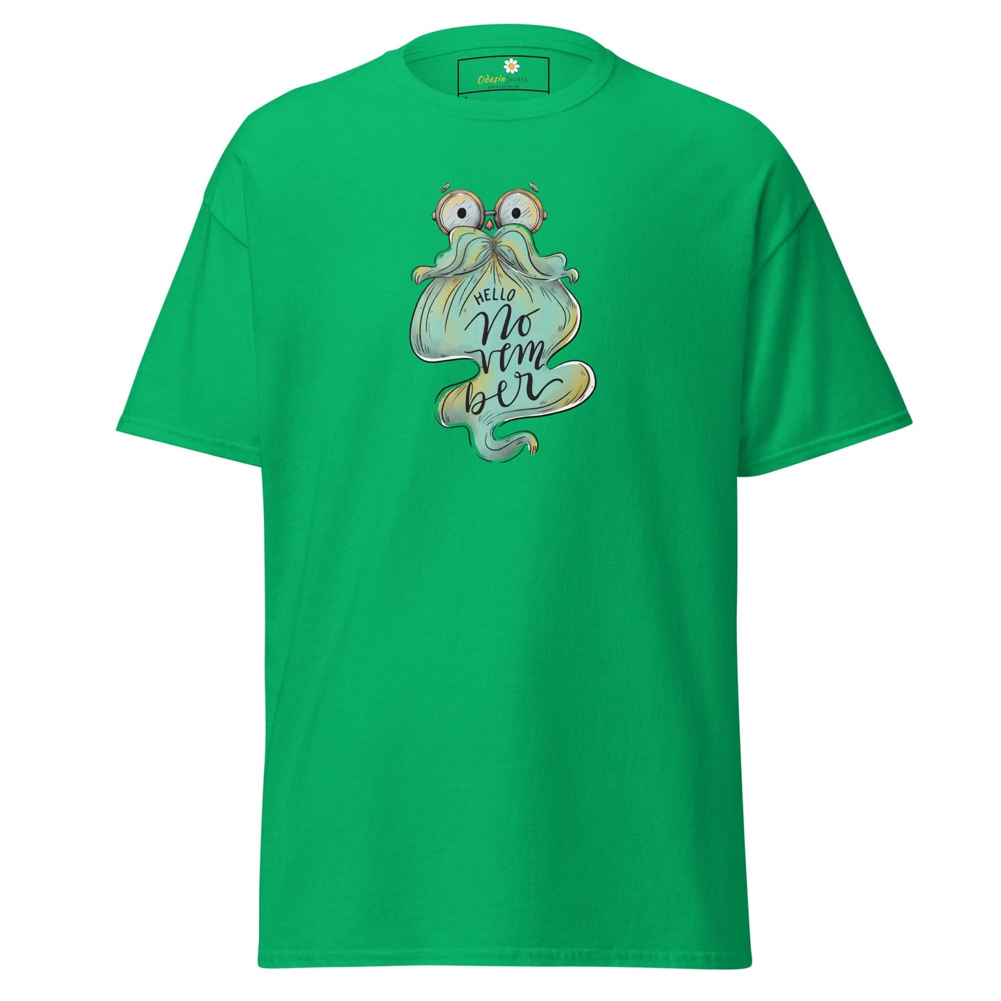 Unisex classic t-shirt - FUN HELLO NOVEMBER - REGULAR - Irish Green / S
