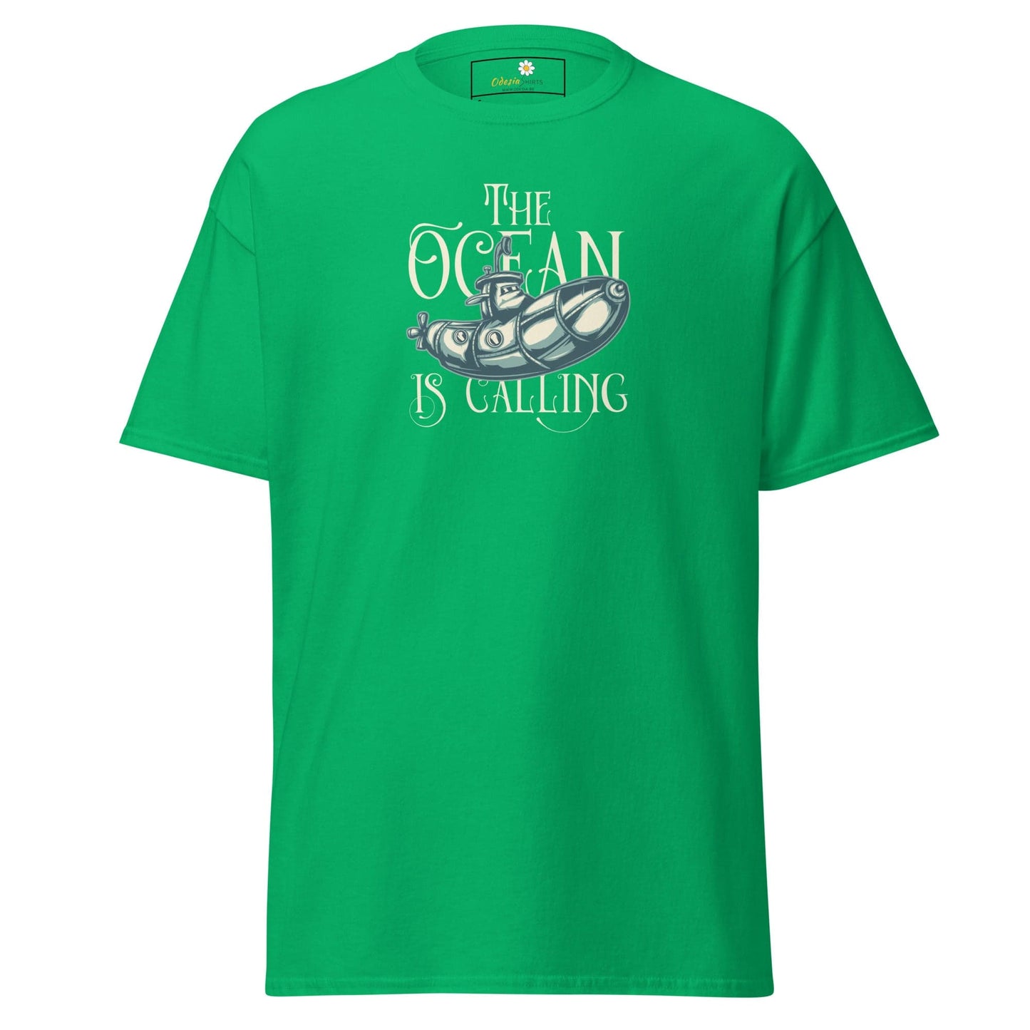 Unisex classic t-shirt - SEALIFE THE OCEAN IS CALLING - REGULAR - Irish Green / S
