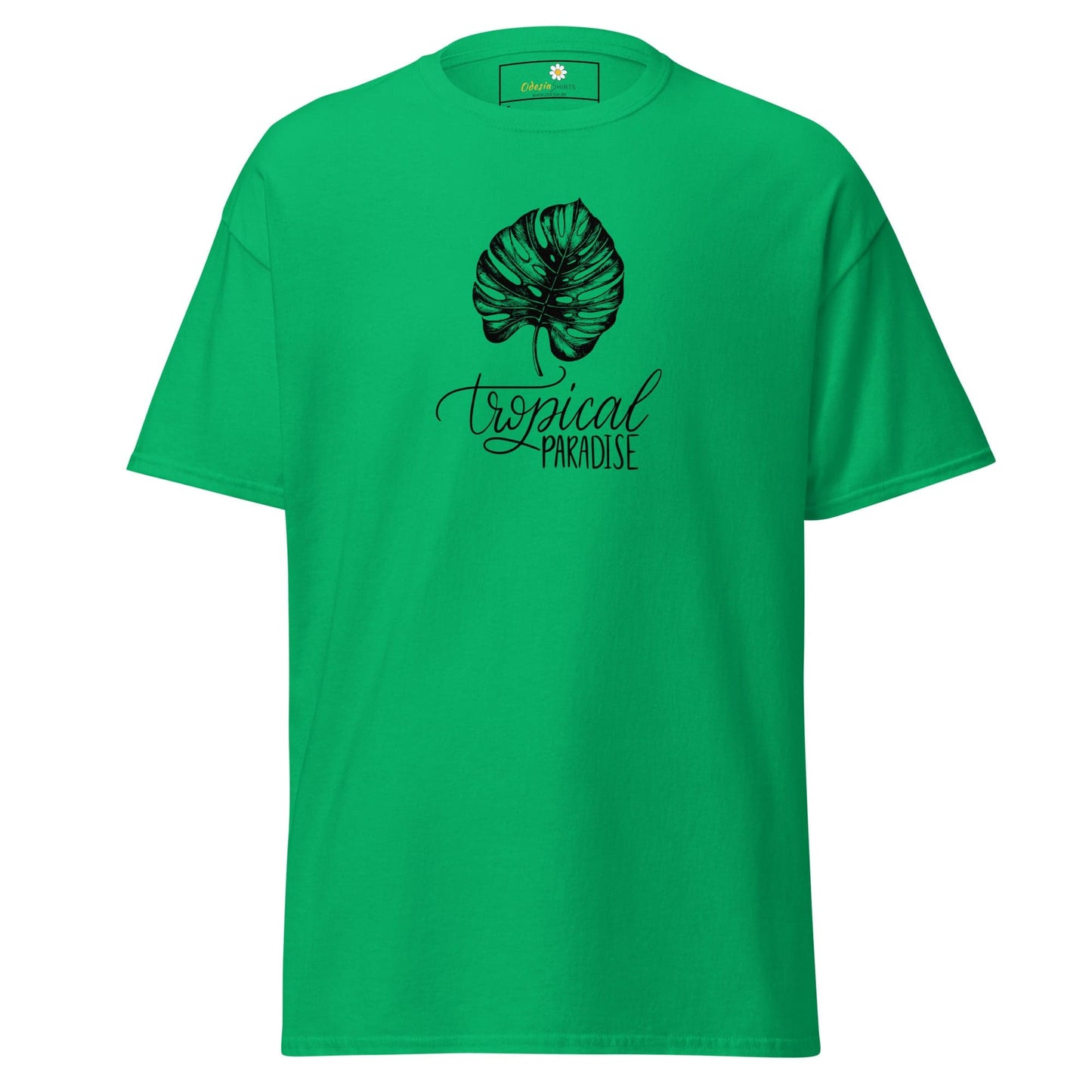 Unisex classic t-shirt - NATURE TROPICAL PARADISE - REGULAR - Irish Green / S