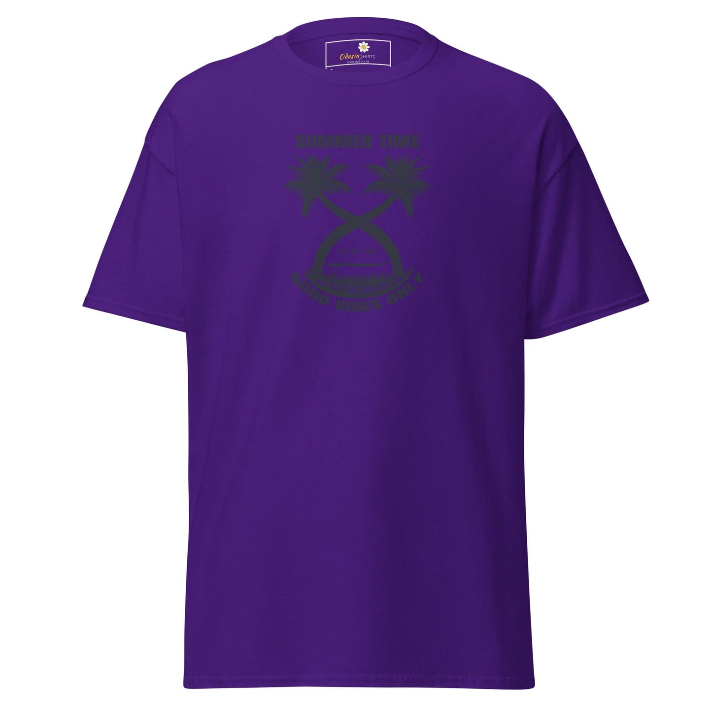 Unisex classic t-shirt - SUMMER PARADISE TREES - REGULAR - Purple / S