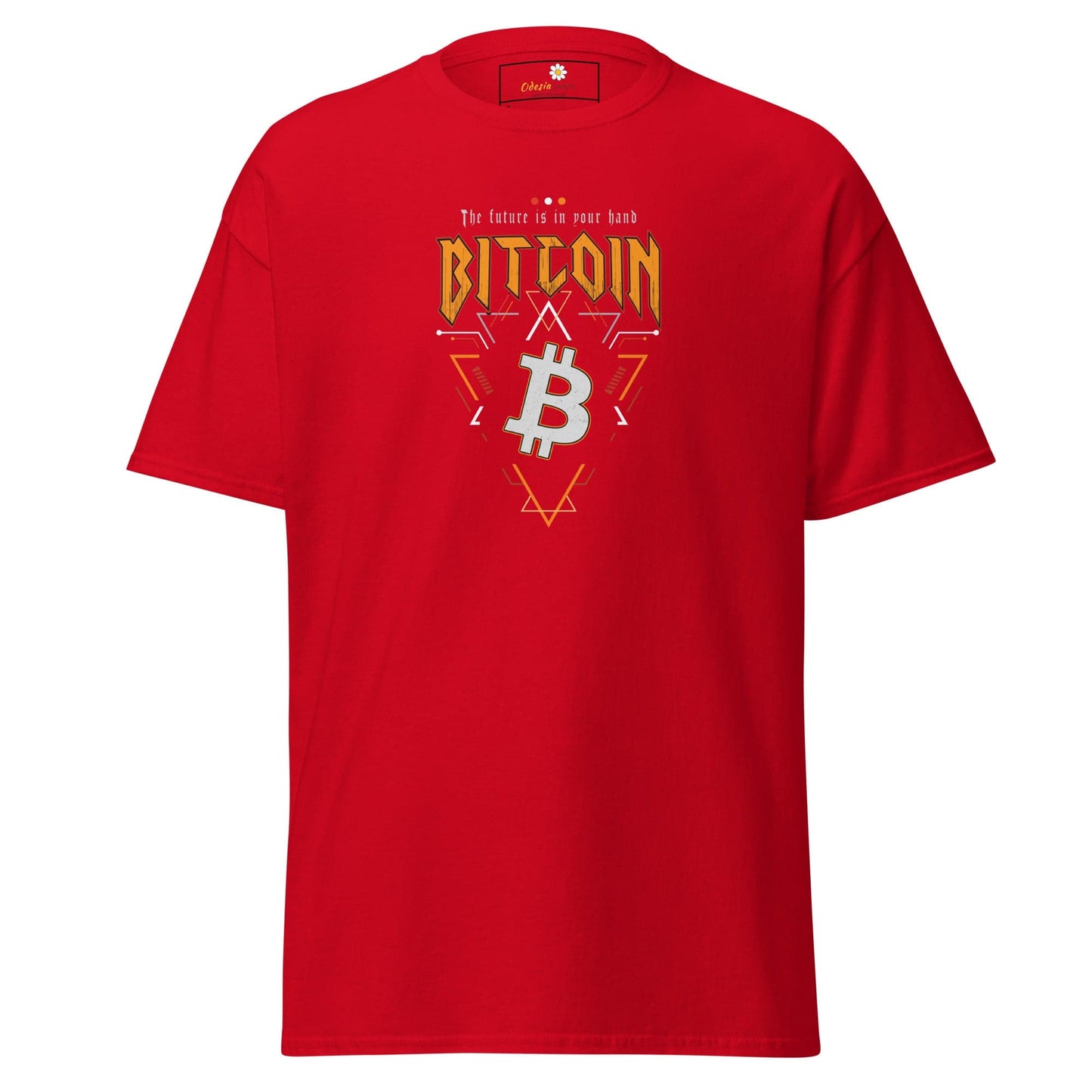 Unisex classic t-shirt - MISC BITCOIN YOUR FUTURE - REGULAR - Red / S