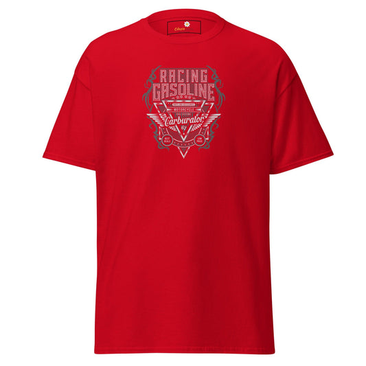 Unisex classic t-shirt - SPORT RACING CARS GASOLINE - REGULAR - Red / S