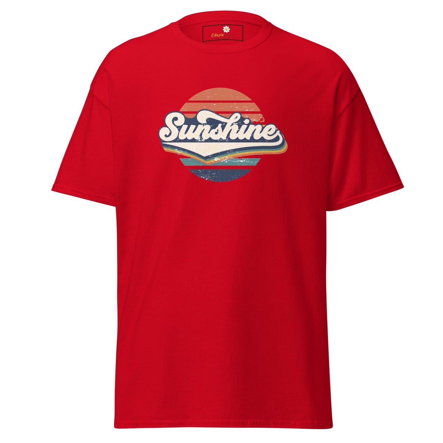 Unisex classic t-shirt - SUMMER SUNSHINE - REGULAR - Red / S