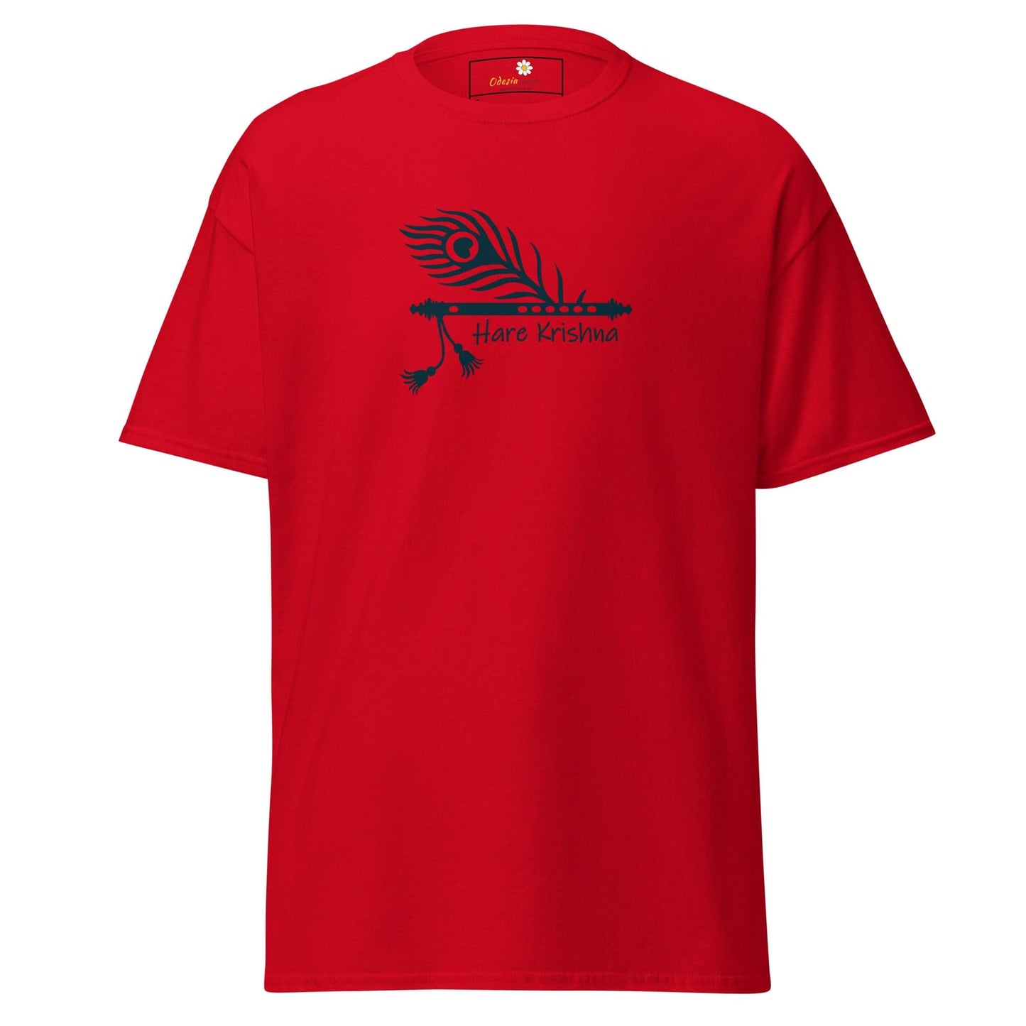 Unisex classic t-shirt - SPIRITUAL HARE KRISHNA - REGULAR - Red / S
