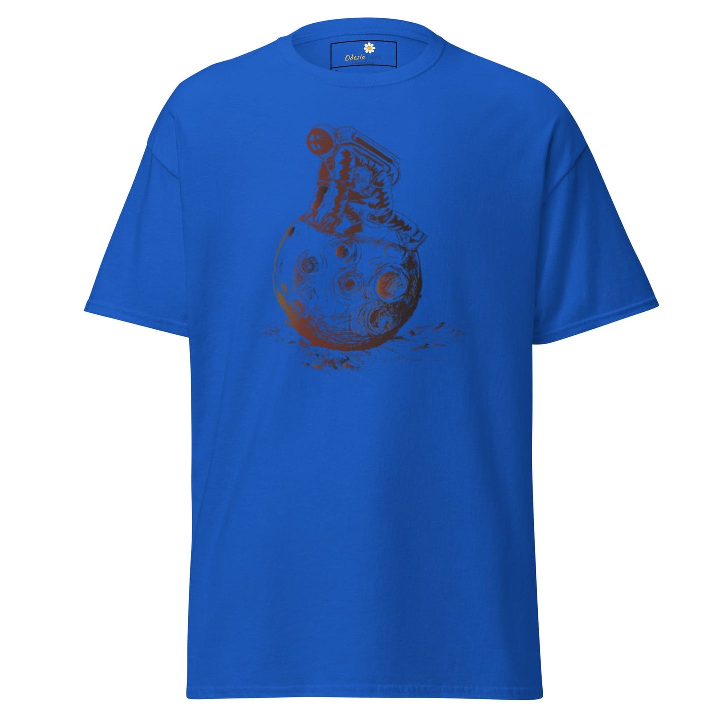 Unisex classic t-shirt - ASTRONAUT PLAYING SPACE - REGULAR - Royal / S