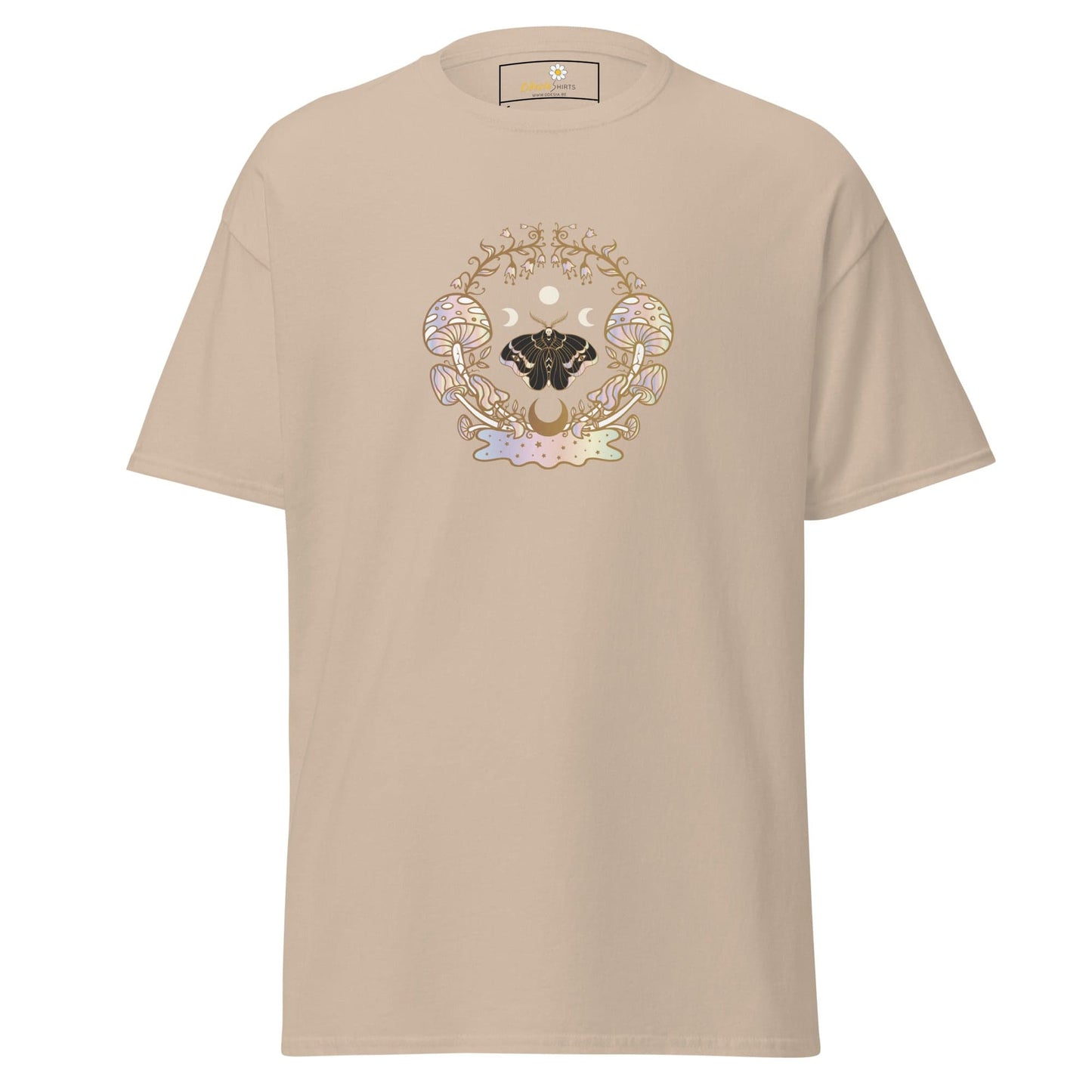 Unisex classic t-shirt - MYSTIC MAGIC MUSHROOMS - REGULAR - Sand / S
