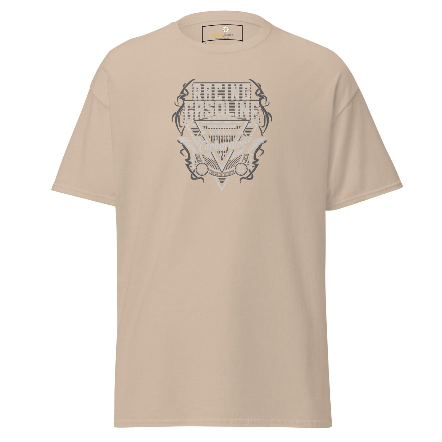 Unisex classic t-shirt - SPORT RACING CARS GASOLINE - REGULAR - Sand / S