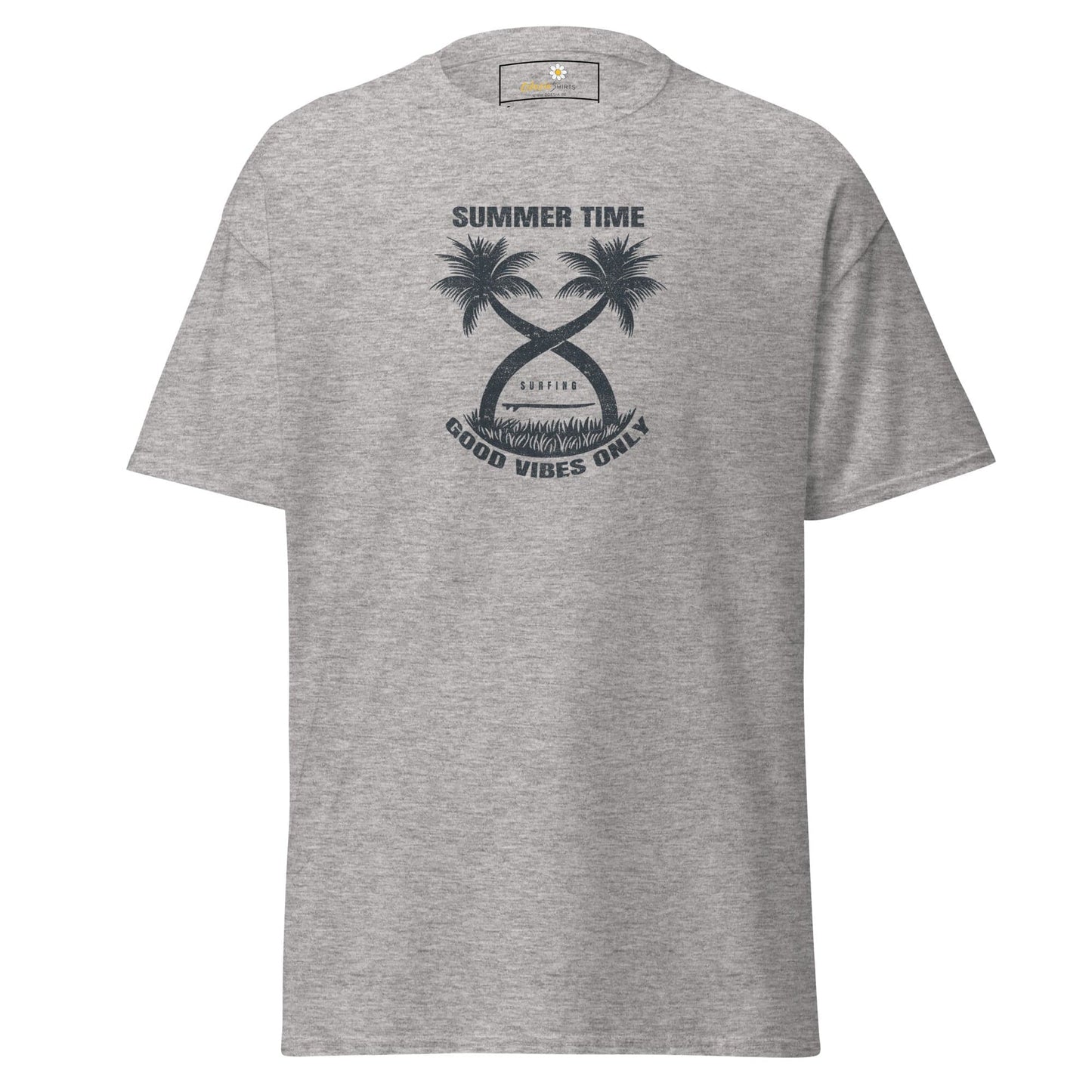 Unisex classic t-shirt - SUMMER PARADISE TREES - REGULAR - Sport Grey / S
