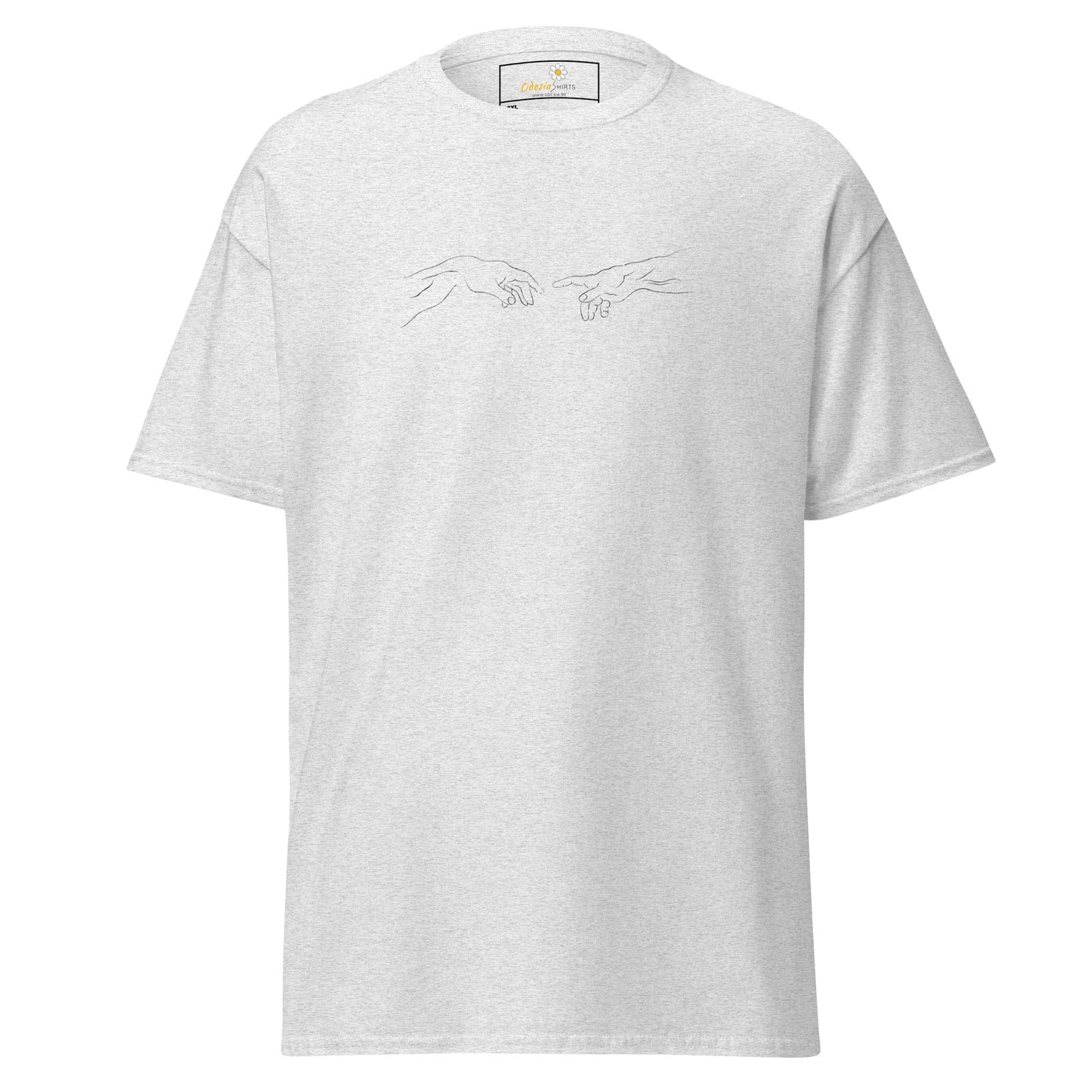 White T-shirt with hand design from T-SHIRT DESIGN TEE for Men and Women in 2XL to 5XL