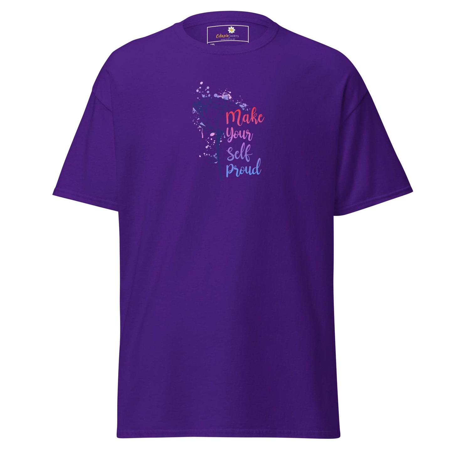 Purple T-shirt with motivational text from T-SHIRT DESIGN TEE for MEN and WOMEN sizes 2XL to 5XL